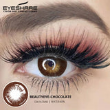 Hivava  Color Contact Lenses for Eyes Beauty Eye Colored Lenses Black Chocolate Color Lenses Natural Contact Lens Beauty Makeup