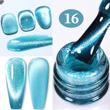 Hivava  -  10ml Silver Water Light Cat Magnetic Gel Nail Polish Nail Supplies Vernis Semi Permanent Gel for Fall Winter Nails