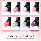 Hivava  -  30ml Extension Nail Gel Nail Polish Acrylic Nail Glitter Sequins Soak Off UV Extend Gel For Nail Extensions