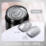 Hivava   -  Super bright Metallic Painting Gel Polish 5ML Gold Silver Mirror Gel Nail Polish Flower Drawing Lines French Nails