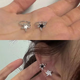 Hivava  -  Y2K Fairy Butterfly Tassel Ear Clips Angel Ear Bone Clip Earring Elf Female Hole Cuff Hanging Earring Fashion Jewelry