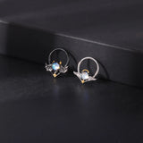 Hivava  16/20G 1PC Bat Septum Ring Halloween Bat Nose Studs Stainless Steel Devil Septum Clicker Angle Daith Earring Body Jewelry