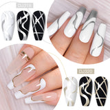 Hivava  -   5ml Sliver Metallic Liner Gel Nail Polish Super Bright Mirror Effect Painting Drawing Line Graffiti Stripe Nail Art