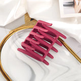 Hivava  -  Double-Sided Hair Clip Hair Comb For Women Frosted Toothed Non-slip Comb Black Ponytail Hairpin Hair Accessories Lot Hair Clip