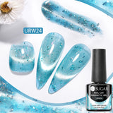 Hivava  -  7.5ml Thread Shell Gel Nail Polish Auroras Pearl Soak Off UV Nails Gel Varnish Semi Permanent Nail Art Varnish