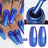 Hivava  -   7ml Pink Purple Reflective Gel Nail Polish Glitter Semi-permanent UV Gel LED Nail Supplies Nail Art Varnish Manicure