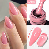 Hivava  -  7ml Thread Shell Rubber Base Gel Nail Polish 2 In 1 Aurora Pearly Shells UV LED Nail Art Gel Varnish For Nails