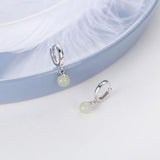 Hivava  -  Color Hetian Jade Earrings for Women Girls Gift Green And refreshing Jewelry