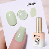 Hivava  -  15ml Mint Green Jelly Nail Gel Nude Gel Nail Polish White Translucent Soak Off Gel Vernis Semi Permanent Long Lasting