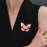 Hivava  Insect Butterfly Brooch Color Brooch Creative Clothing Pin Coat Accessories Female