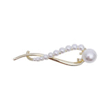 Hivava  -  Fashion Sweet Pearl Hair Clip Women Girls Elegant Minimalist Style Hairpin Barrette Hair Pins Ponytail Hair Accessories Heawear