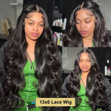 Hivava  Wear And Go Glueless Body Wave Lace Closure Wig 5×5 6x4 HD Lace Closure Wig Pre Plucked Hairline Pre Cut Human Hair Wigs Bling