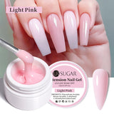 Hivava  -  15ml Extension Gel Nail Polish Hard Jelly Build Nail Gum Clear Nude Natural Color French Soak Off UV Construction Gel