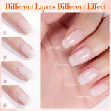 Hivava  -  Milky White Jelly Nude Gel Nail Polish 10ml White Translucent Soak Off Gel Vernis Semi Permanent Need UV Light Cure