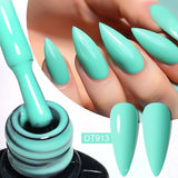 Hivava  -  7ml Dark Nude Rubber Base Gel Nail Polish Semi Permanent UV Gel LED Nail Art Varnish For Nails Manicure DIY Design