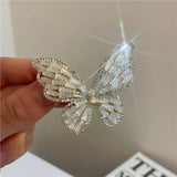 Hivava  - jewelry The New Alloy rhinestone Sweet bow-knot hairpin spring clip Zircon bangs clip side clip girl headdress Jaw Clips Hair Jewelry