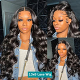 Hivava  180% 36 Inch HD Transparent Body Wave Lace Front Wigs Brazilian13x4 13x6 Lace Front Human Hair Wigs 5x5 Glueless Wig For Women