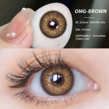 Hivava  -  1 Pair NEW Colored Contact Lenses Green Eye Lenses Natural Brown Lens Fast Delivery Green Eye Lens Yearly Contacts Lens