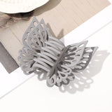 Hivava  -  Butterfly Solid Color Hair Claws Hair Clips Girls Korean Ponytail Headwear Styling Tools Hairpin Crabs Clips For Hair