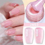 Hivava  -  Milky White Jelly Nude Gel Nail Polish 10ml White Translucent Soak Off Gel Vernis Semi Permanent Need UV Light Cure