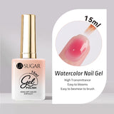 Hivava  -  15ml Mint Green Jelly Nail Gel Nude Gel Nail Polish White Translucent Soak Off Gel Vernis Semi Permanent Long Lasting