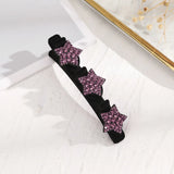 Hivava  -  Women Hair Clip Flowers Side Braided Hair Clips Girls Alice Sweet Hair Barrettes Hair Accessories Hairpin Flocking Bangs Clip