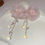 Hivava Chateau en Rose Cottagecore Princesscore Fairycore Coquette Kawaii Earrings