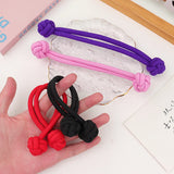 Hivava  -  High Ponytail Rubber Bands Hair Band Elastic Head Rope For Women Korean Scrunchies Hair Tie Knotted Hair Ropes Hair Accessories