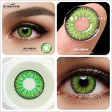 Hivava  Contact Case Color Contact Lenses For Eyes Colored Lenses Blue Lens Case Contact Lens with Contact Box