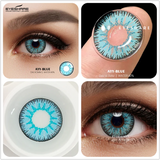 Hivava  Contact Case Color Contact Lenses For Eyes Colored Lenses Blue Lens Case Contact Lens with Contact Box