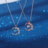 Hivava Star Moon Pendant Necklaces for Women Simple Clavicle Chain Fashion Jewelry Accessories