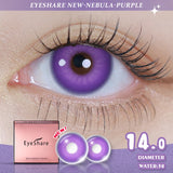 Hivava  New Anime Colored Contacts Lenses for Eyes Cosplay Blue Eye Contact Lenses Purple Colorful Makeup Lens Yearly 2pcs/pair