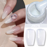 Hivava  -  Milky White Jelly Nude Gel Nail Polish 10ml White Translucent Soak Off Gel Vernis Semi Permanent Need UV Light Cure