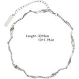 Hivava  -  Korean Kpop Irregular Zircon Chain Necklace For Women Punk Grunge Geometric Short Choker Clavicle Chain Necklaces Egirl Jewelry