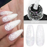 Hivava  -  7ml Nude Pink Clear Rubber Base Gel Nail Polish For Nails Semi Permanent UV Gel LED Nail Art Varnish Manicure