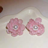 Hivava Chateau en Rose Cottagecore Princesscore Fairycore Coquette Kawaii Earrings