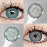 Hivava  Colorful Contact Lenses for Eyes 1pair Fashion Blue Eye Contacts Brown Lenses Gray Pupils Yearly Cosmetic Green Lenses