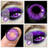 Hivava  Color Contact Lenses for Eyes 1 Pair Cosplay Halloween Color Contact Lens for Eyes Yearly Beautiful Makeup Contact Lens