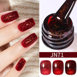 Hivava  -  10ml Blood Red Jelly Gel Nail Polish Halloween Nails Art Gel Polish Sheer Translucent Nail Gel for Winter Manicure