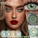 Hivava  1 Pair Colorful Contact Lenses for Eyes Fashion Blue Eye Lenses Green Lenses Gray Eye Contacts Yearly Lens Eye Contact