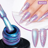 Hivava  -  7ml Thread Shell Rubber Base Gel Nail Polish 2 In 1 Aurora Pearly Shells UV LED Nail Art Gel Varnish For Nails