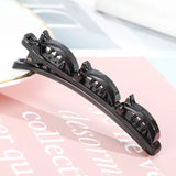 Hivava  -  Women Hair Clip Flowers Side Braided Hair Clips Girls Alice Sweet Hair Barrettes Hair Accessories Hairpin Flocking Bangs Clip