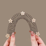 Hivava  -  Camellia Hair Comb Invisible Bangs Hair Clip Tidy Artifact Hair pin Girls Hairpin Women Tools Fixed Inser Comb Hair Accessories