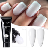 Hivava  -  15ml Extension Nail Gel Polish Camouflage Milky White Semi Permanent UV Hard Gel Nails Construction Acrylic Varnish