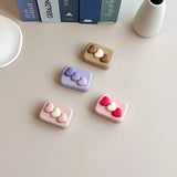 Hivava Ins Heart-shaped Lens Container Women Portable Contact Lens Case Men Contact Lens Storage Box Travel Set