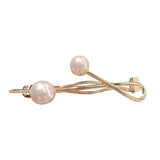 Hivava  -  New Simplicity Metal Pearl Hair Clips Hairpins Frog Buckle Ponytail Clip Elegant lady's hair clip summer accessories