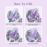 Hivava  -  7.5ml Thread Shell Gel Nail Polish Auroras Pearl Soak Off UV Nails Gel Varnish Semi Permanent Nail Art Varnish