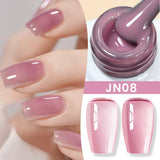 Hivava  -  Milky White Jelly Nude Gel Nail Polish 10ml White Translucent Soak Off Gel Vernis Semi Permanent Need UV Light Cure