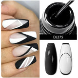 Hivava  -  Metallic Gold Sliver Pink 5ml Liner Gel Nail Art Polish Painting Mirror Gel Graffiti Stripe Design Varnish DIY