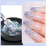 Hivava  -  8ml Metallic Painting Nail Gel Polish Gold Silver Creative Elastic Nail Gel for PaintingDrawing Magic Mirror Gel Varnish